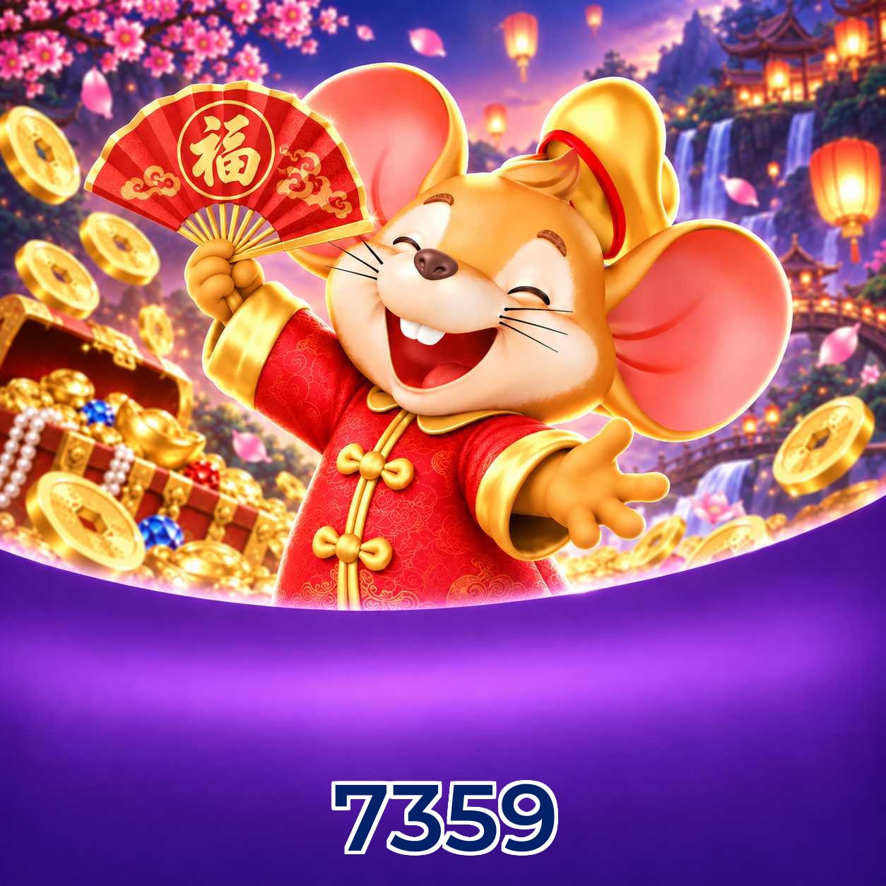 Catálogo de slots da 7359 com RTP médio de 96,52%